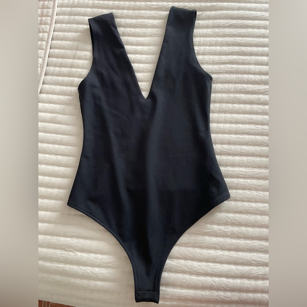 Free People low neckline bodysuit